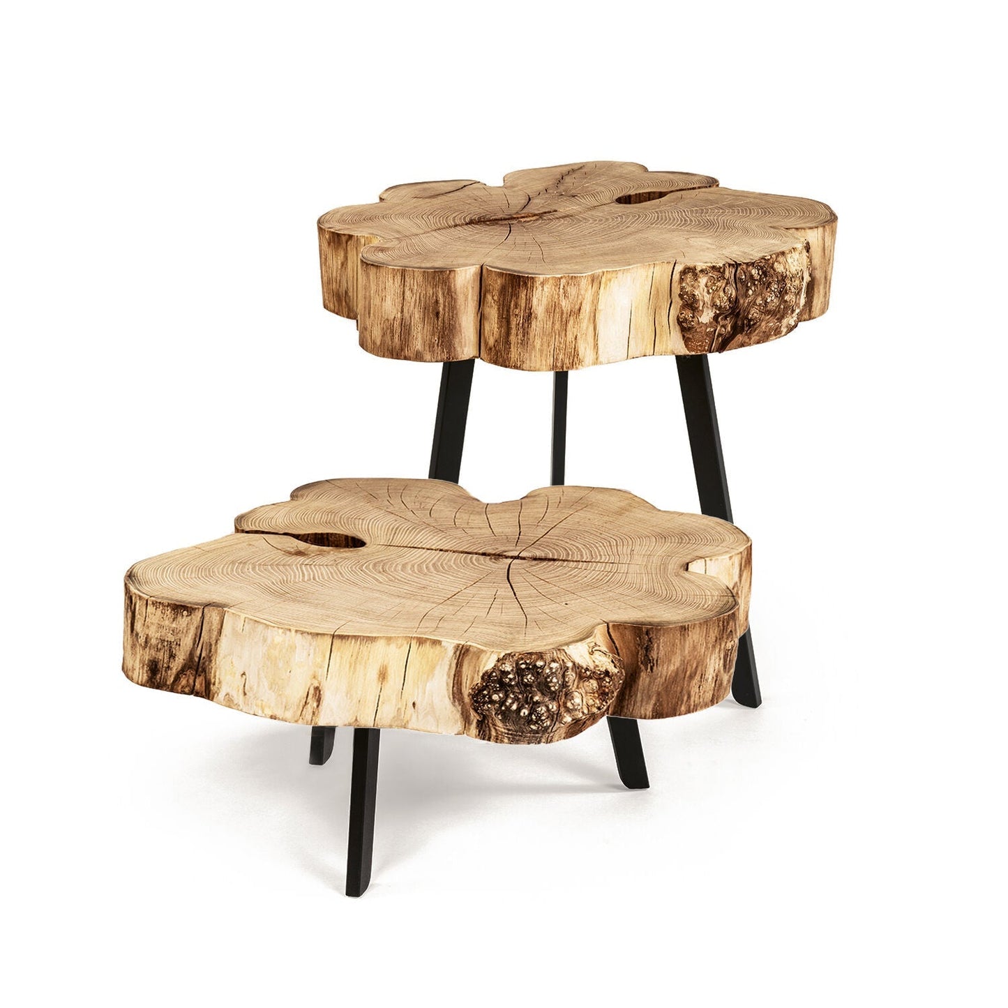 janua | bc 05 stomp outdoor table | 30-40cm | raw acacia
