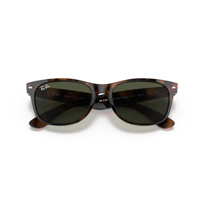 RAYBAN - NEW WAYFARER | Tortoise w/ Green