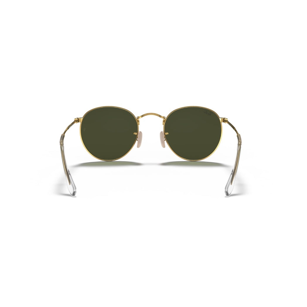 RAYBAN - ROUND METAL | Gold w/ Green
