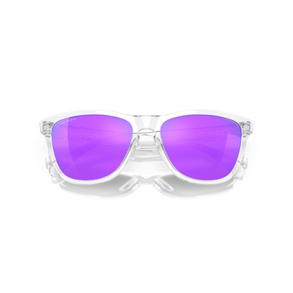 OAKLEY - FROGSKINS | Clear w/ Prizm Violet