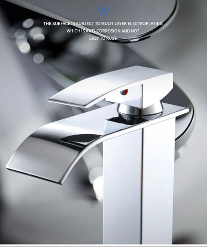 Bathroom Accessories Household Home Hot and Cold Water Waterfall Dragon Head Kitchen Bathroom Bathroom Washbasin Single Faucet