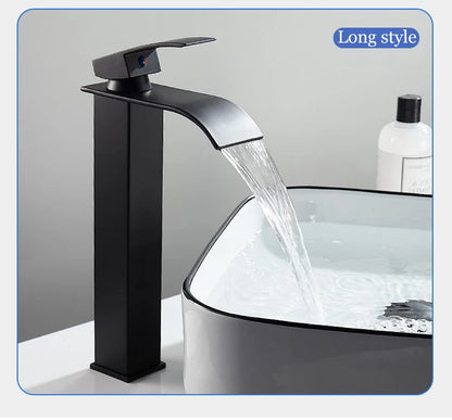 Bathroom Accessories Household Home Hot and Cold Water Waterfall Dragon Head Kitchen Bathroom Bathroom Washbasin Single Faucet