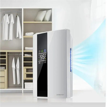 90W Portable Premium 2-in-1 Dehumidifier & Air Purifier Ultra-Quiet for Home Room & Kitchen Remote Control with Timing Timer