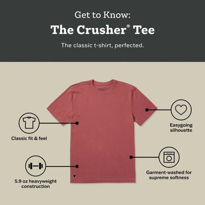 LIFE IS GOOD - MENS CRUSHER TEE | Trophy Husband Athletic Blue