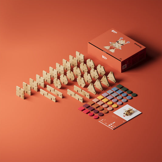 Bavvic Wooden Dreamer Set 64 pieces