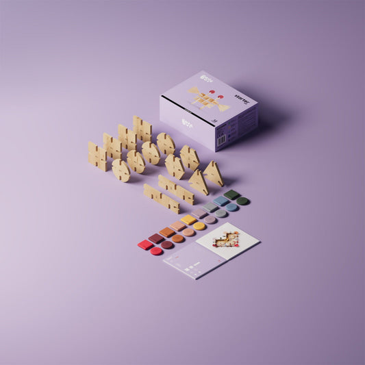Bavvic Wooden Starter Set 32 pieces