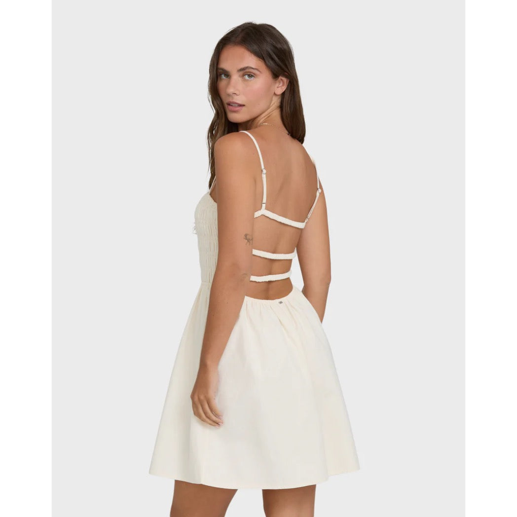 BILLABONG - SUNS OUT MINI DRESS | White Cap
