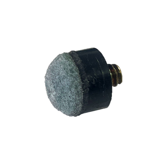 Blue Leather Cue Tip - SCREW IN - 11mm