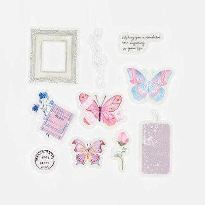 BGM Deco Sticker - Clear Seal - The Museum - Butterfly Dream