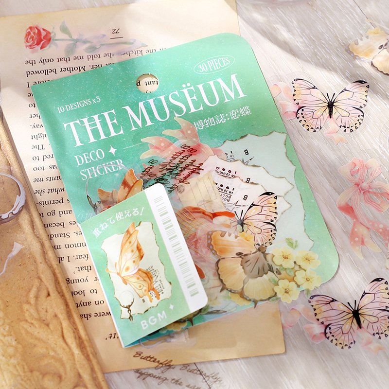 BGM Deco Sticker - Clear Seal - The Museum - Koicho