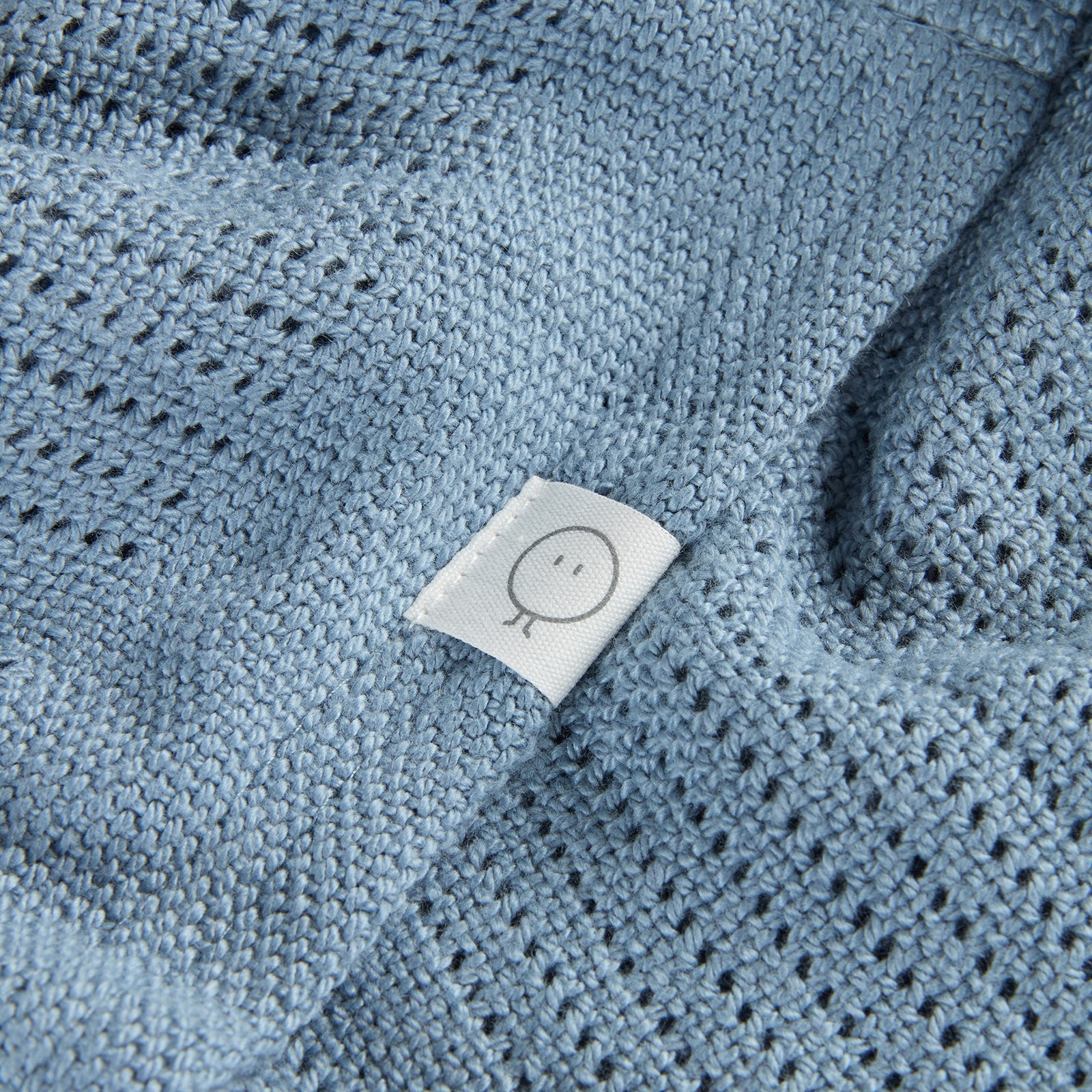 Cellular Blanket - Dark Blue