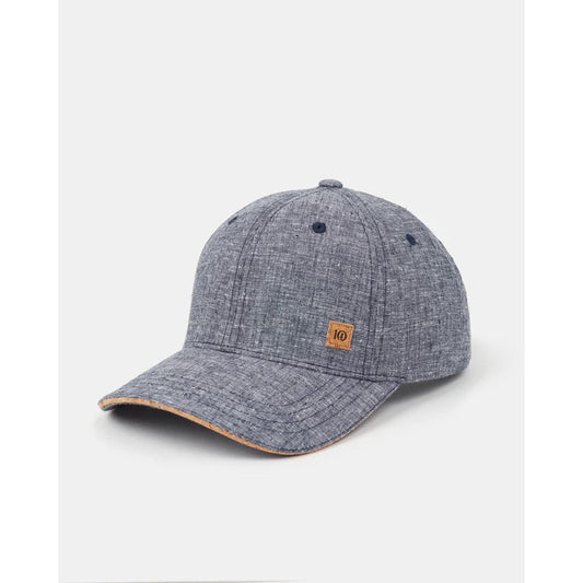 TENTREE - CORK ICON HEMP ELEVATION CAP | Midnight Blue Heather