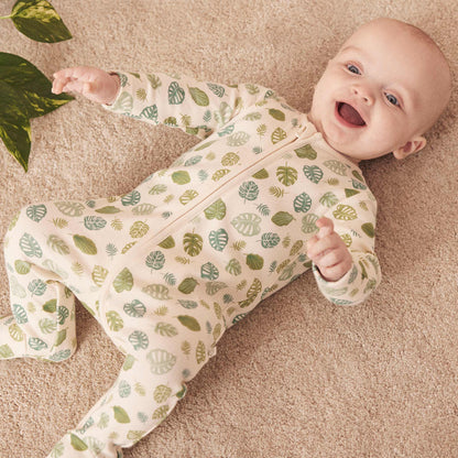 Botanical Clever Zip Sleepsuit