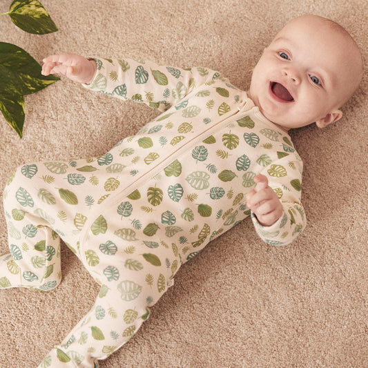 Botanical Clever Zip Sleepsuit
