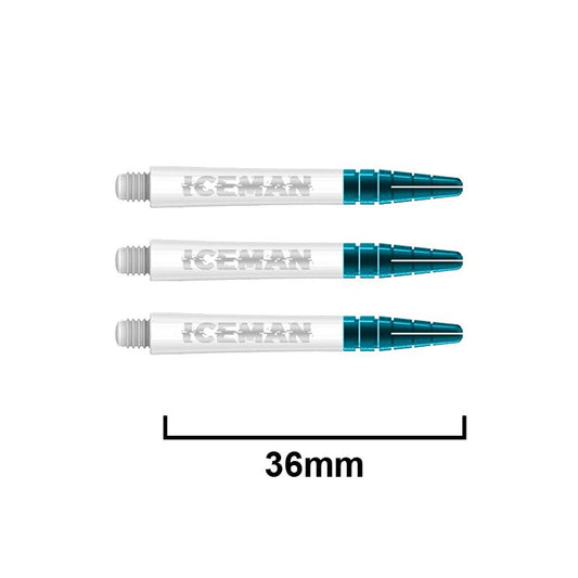 RED DRAGON Gerwyn "Iceman" Price Nitro Ionic Shafts - White 36 & 42mm