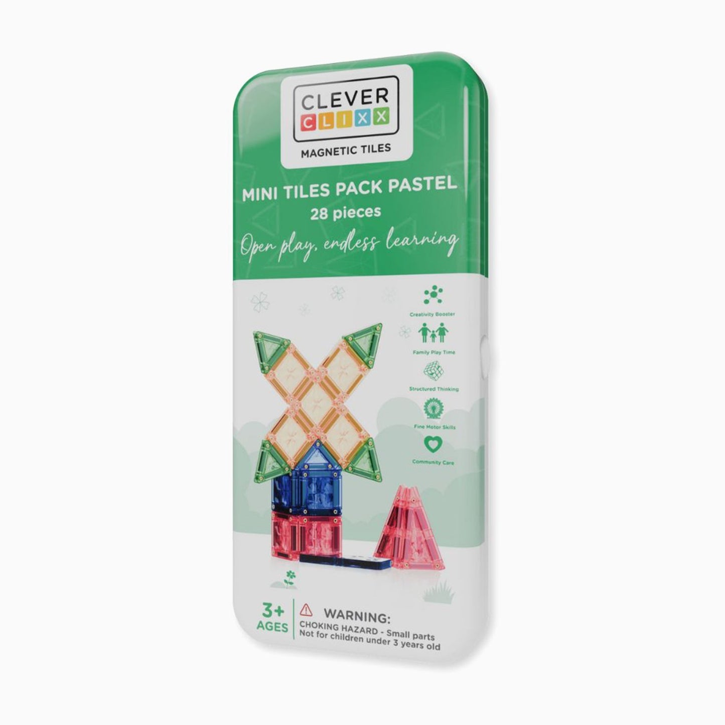 Cleverclixx Mini Tiles Pack Pastel 28 pieces