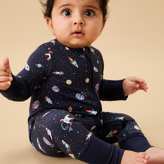Cosmic Clever Zip Sleepsuit