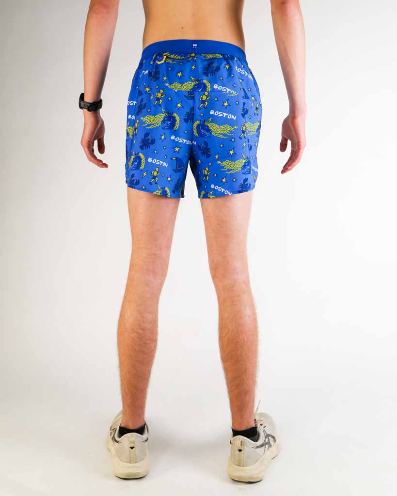 Men's Boston Doodle 5" DS Running Shorts