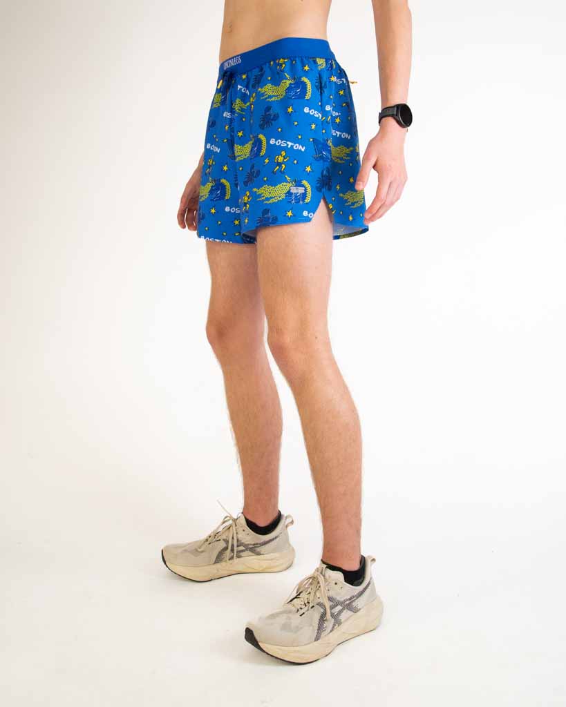 Men's Boston Doodle 5" DS Running Shorts