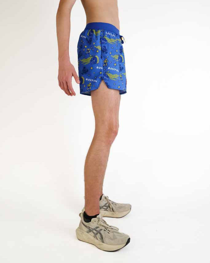 Men's Boston Doodle 5" DS Running Shorts