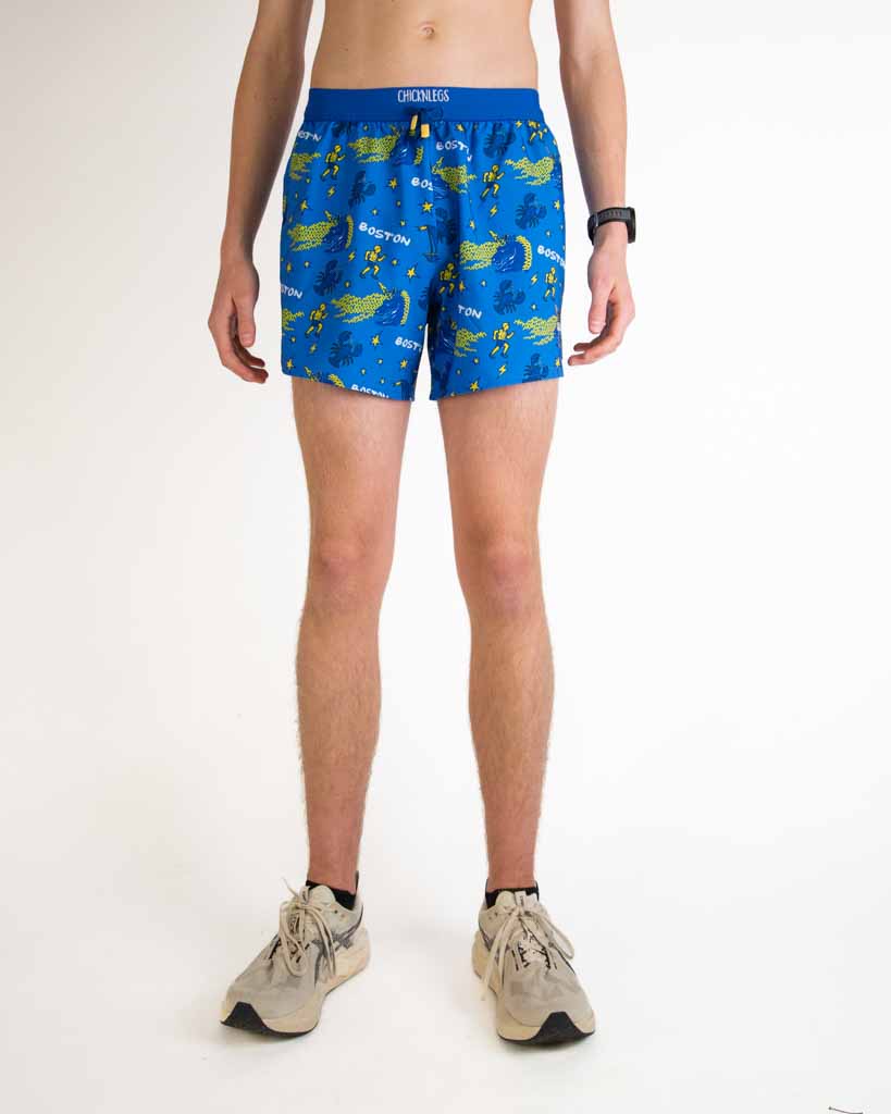 Men's Boston Doodle 5" DS Running Shorts