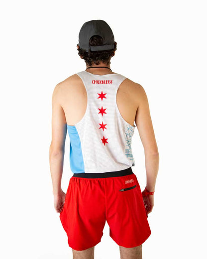 Men's Chicago Marathon Course Singlet