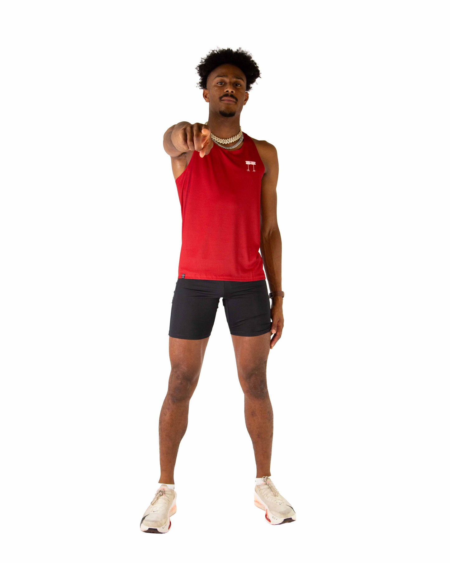 Men's Cardinal Red Performance Singlet
