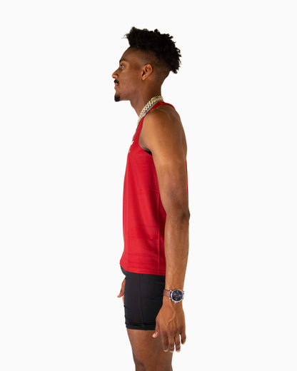 Men's Cardinal Red Performance Singlet