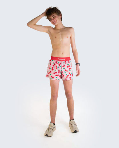 Men's Cherries 4" Half Split Shorts