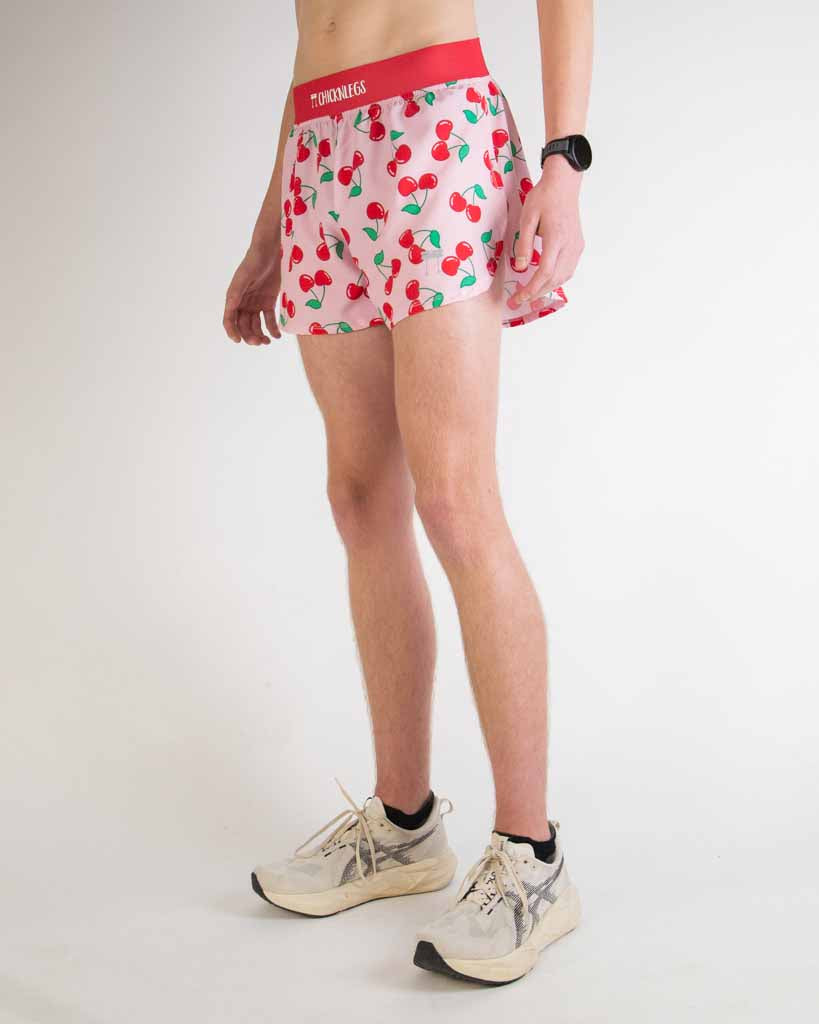 Men's Cherries 4" Half Split Shorts