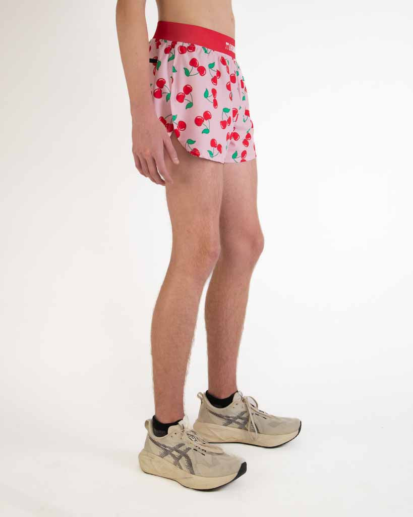 Men's Cherries 4" Half Split Shorts