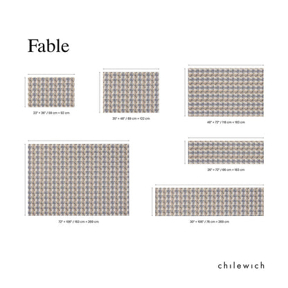 chilewich | woven floormat 66x183cm (26x72") | fable sorbet