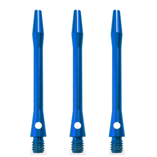 DESIGNA - Aluminium Dart Shafts - MEDIUM BLUE 47mm