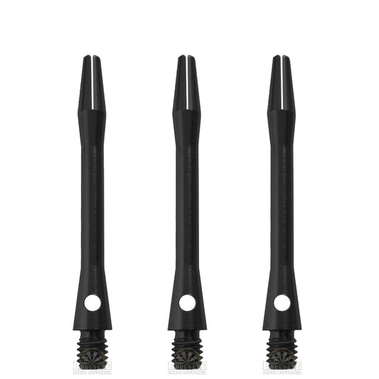 DESIGNA - Aluminium Dart Shafts - TWEENIE BLACK 41mm