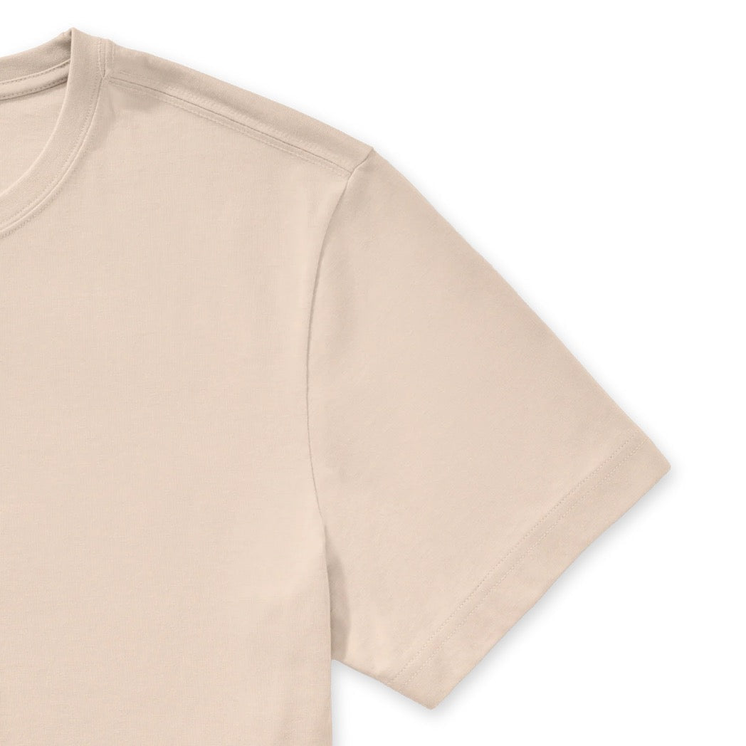 LIFE IS GOOD - MENS CRUSHER LITE TEE | High Five Whiskey Birch White