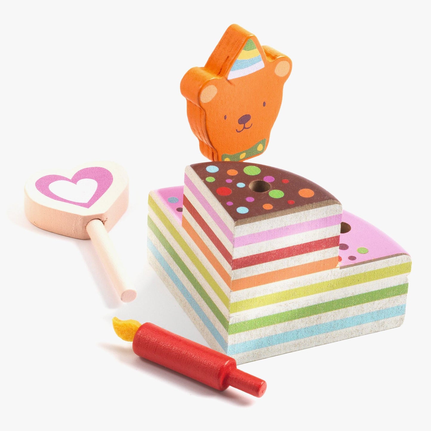 Djeco Wooden Birthday Cake
