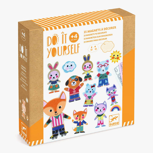 Djeco Funky Family Magnet Craft Kit