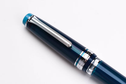 BUNGUBOX Original Large Fountain Pen - Piston - Fujiyama Blue