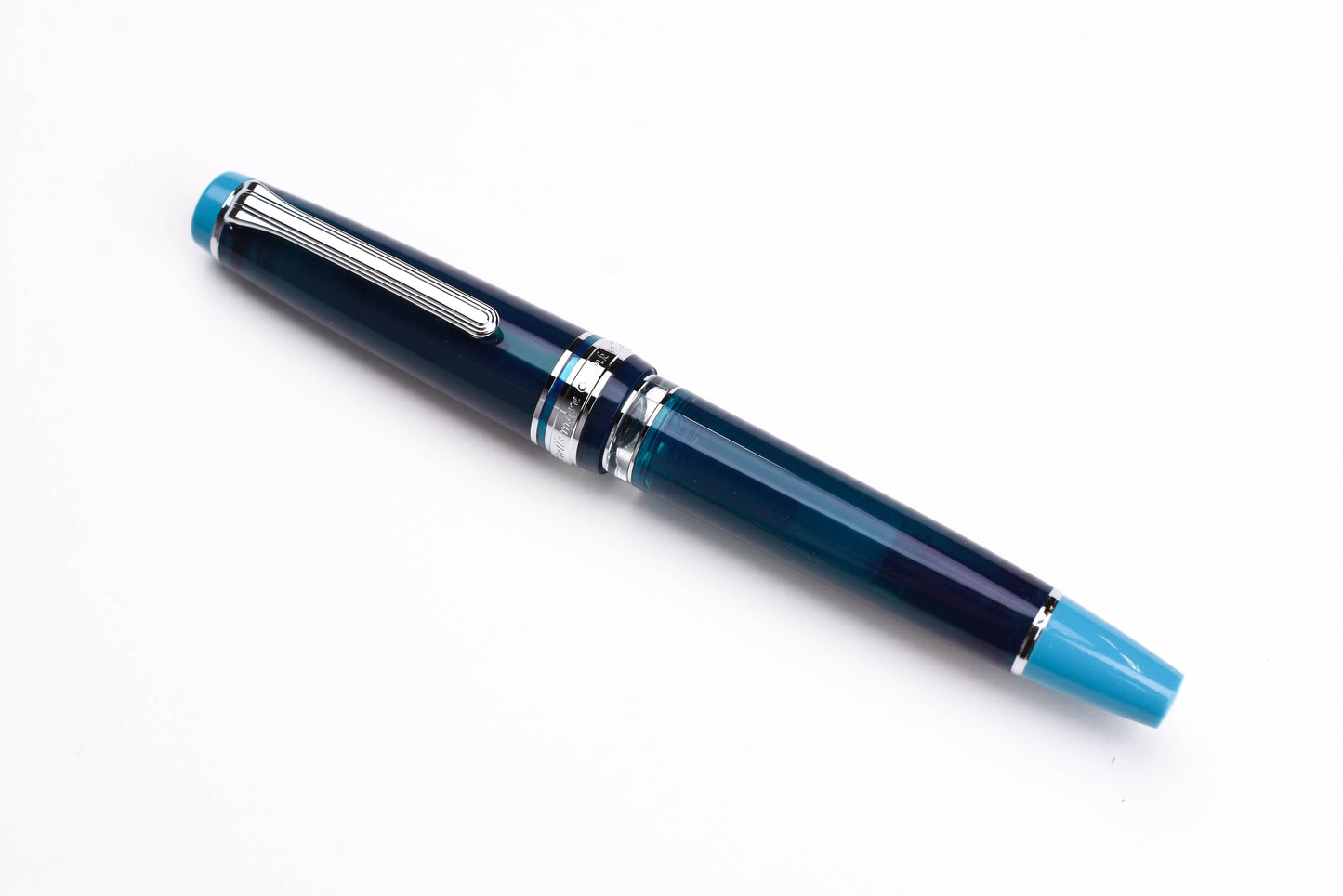 BUNGUBOX Original Large Fountain Pen - Piston - Fujiyama Blue