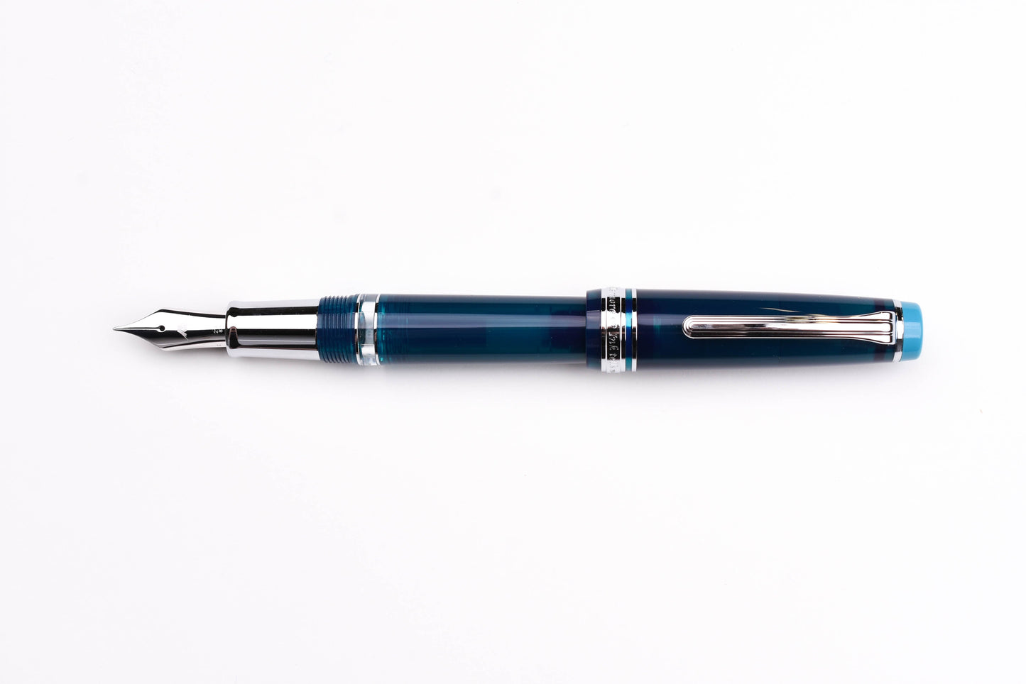 BUNGUBOX Original Large Fountain Pen - Piston - Fujiyama Blue