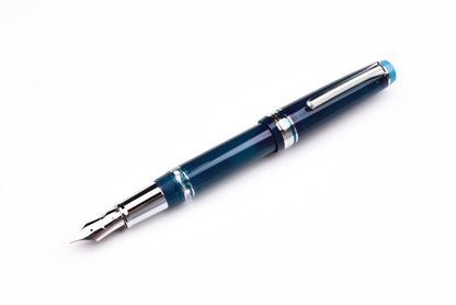 BUNGUBOX Original Large Fountain Pen - Piston - Fujiyama Blue