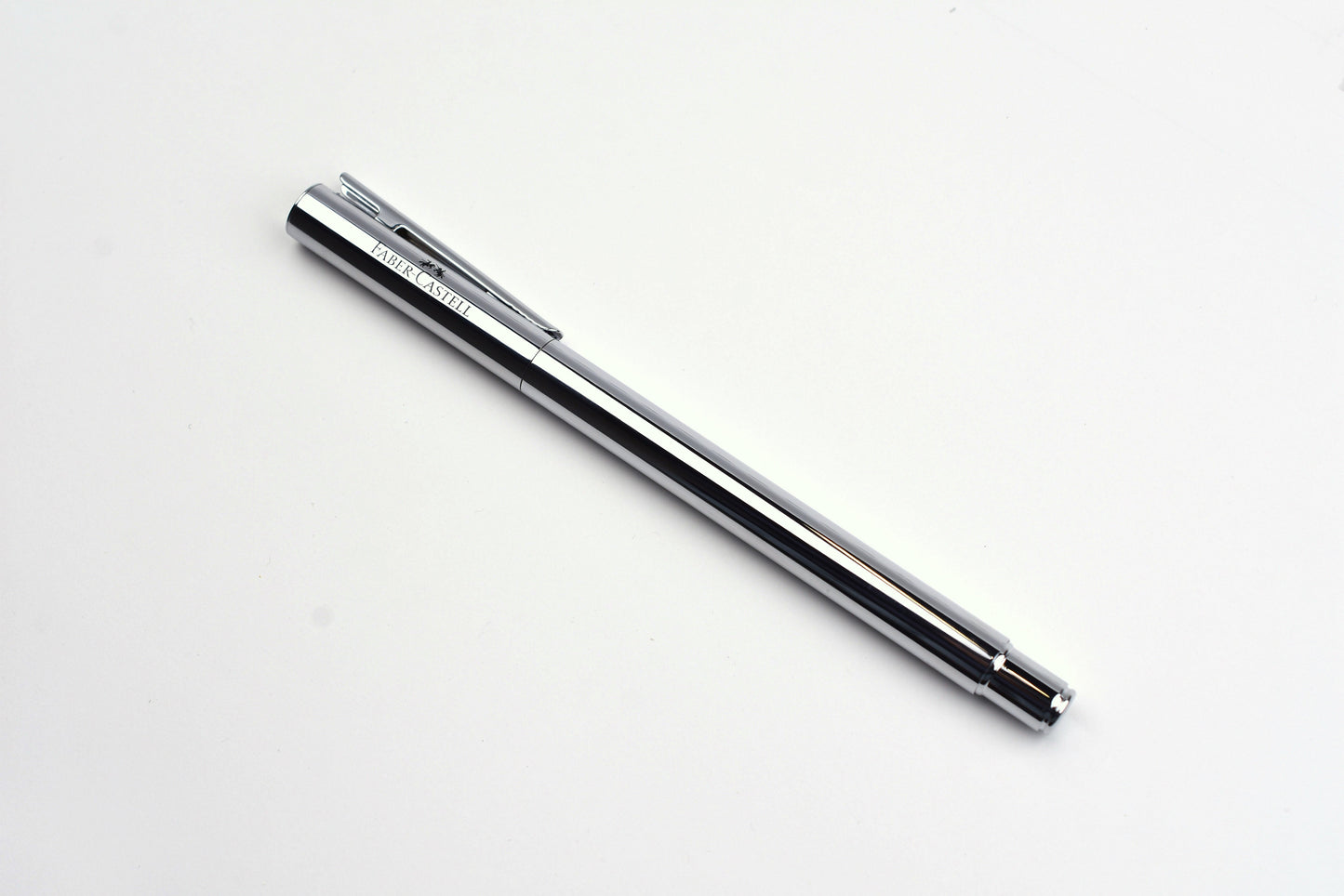 Faber-Castell - Design Neo Slim Fountain Pen - Stainless Steel Polished