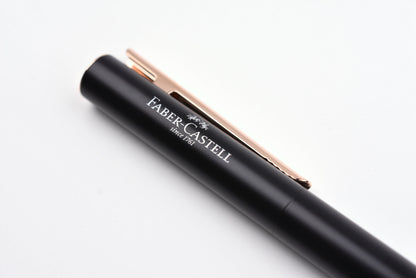 Faber-Castell - Design Neo Slim Fountain Pen - Black Matte & Rose Gold