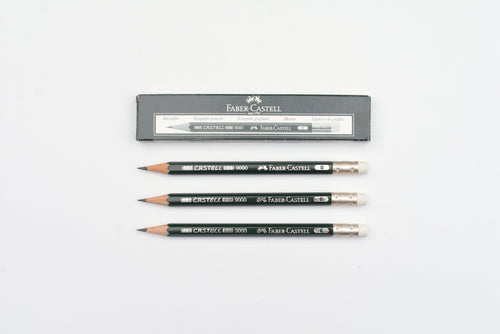 Faber-Castell - Castell 9000 Perfect Pencil Refills - Pack of 3