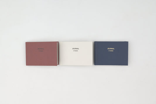 DAIGO Mini Date-Free Diary - Easy Journal 3 Things