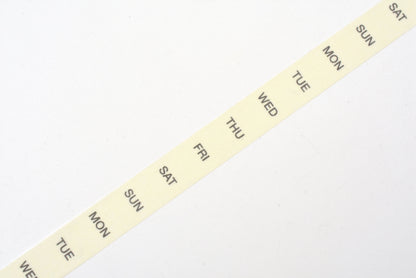 Delfonics Rollbahn Masking Tape - Diary - Days