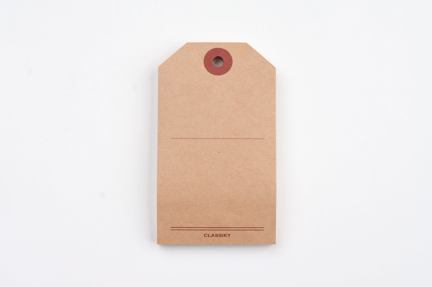 Classiky - Kraft Sticky Notes - Luggage Tag