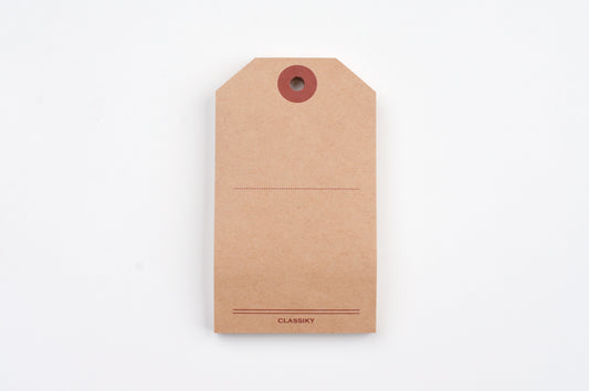 Classiky - Kraft Sticky Notes - Luggage Tag