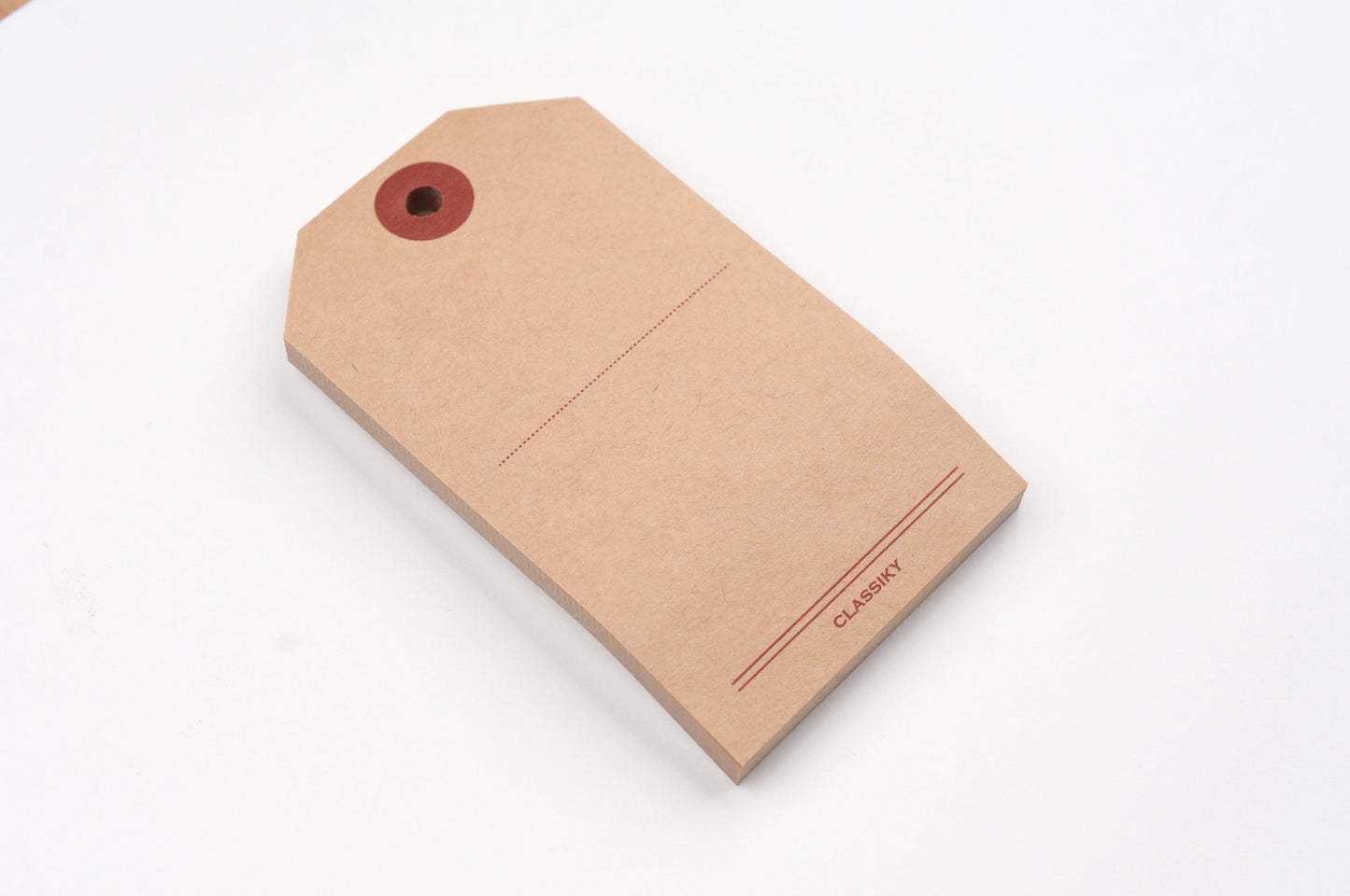 Classiky - Kraft Sticky Notes - Luggage Tag
