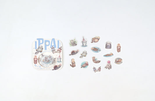BGM Flake Sticker - IPPAI - Full of Otters